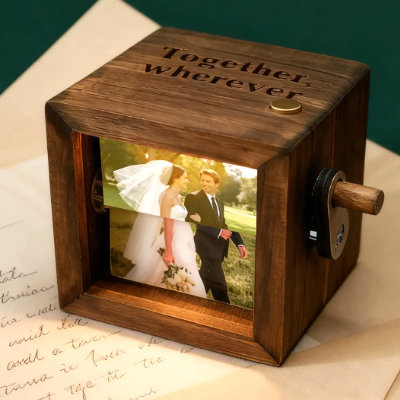 Photo Gifts - Wood Photo Cube
